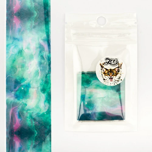 1504 Фольга переводная "Космос"