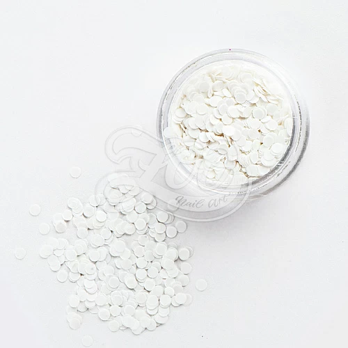 1286 Камифубуки 2 мм белые, 1 гр