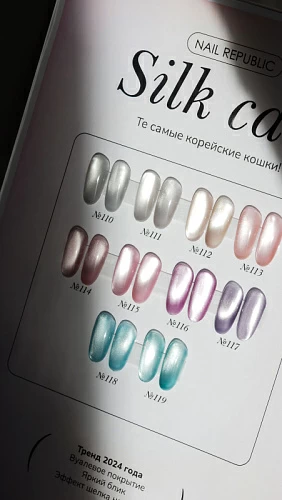 Гель-лак NR SILK CAT-115, 10 мл