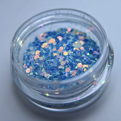 1743 Шестигрнники микс "Крылья феи" флуоресцентные, 2 гр