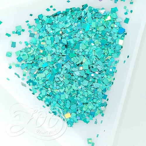 1241 Конфетти "Жирафики" бирюзовые, 2 гр