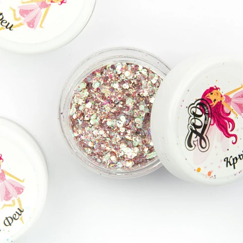 1399 Шестигранники микс "Крылья феи", 2 гр