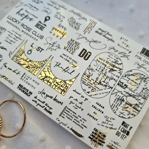 LRC Слайдер Foil Colour Gold - 178