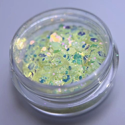 1741 Шестигрнники микс "Крылья феи" флуоресцентные, 2 гр