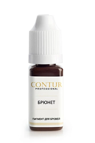 CONTUR Пигмент для бровей "Брюнет", 10 мл
