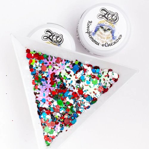 1568 Конфетти "Снежок", 1 г