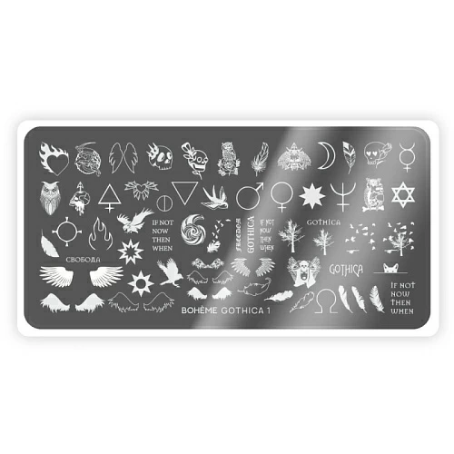 Пластина для стемпинга Gothica 1