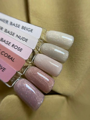 OneNail Камуфлируюшая база с шиммером Love, 15 мл