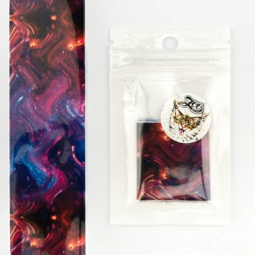 1496 Фольга переводная "Космос"