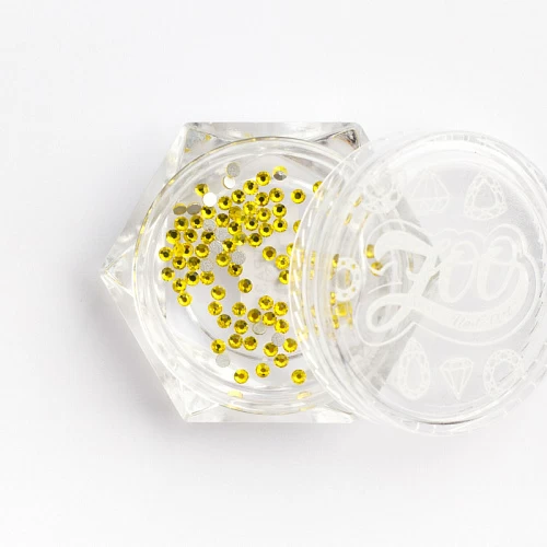 1102 Стразы стеклянные Citrine SS3 (1,3 мм), 100 шт