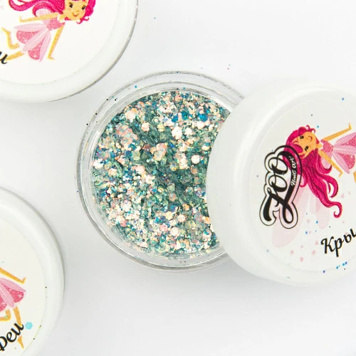 1402 Шестигранники микс "Крылья феи", 2 гр