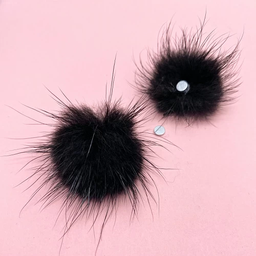 1795 Пушок на магните черный