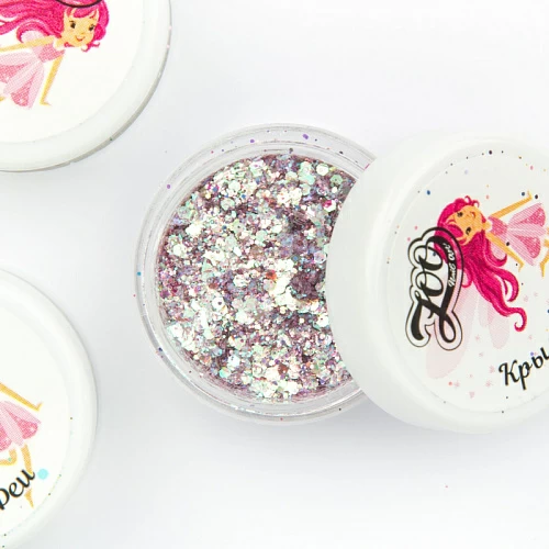 1400 Шестигранники микс "Крылья феи", 2 гр